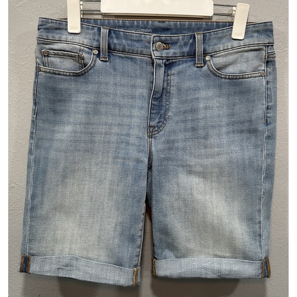 Talbots Flawless Pants - Talbots Flawless Girlfriend Denim Shorts Women's Size 6 Blue Stretch 5 Pockets